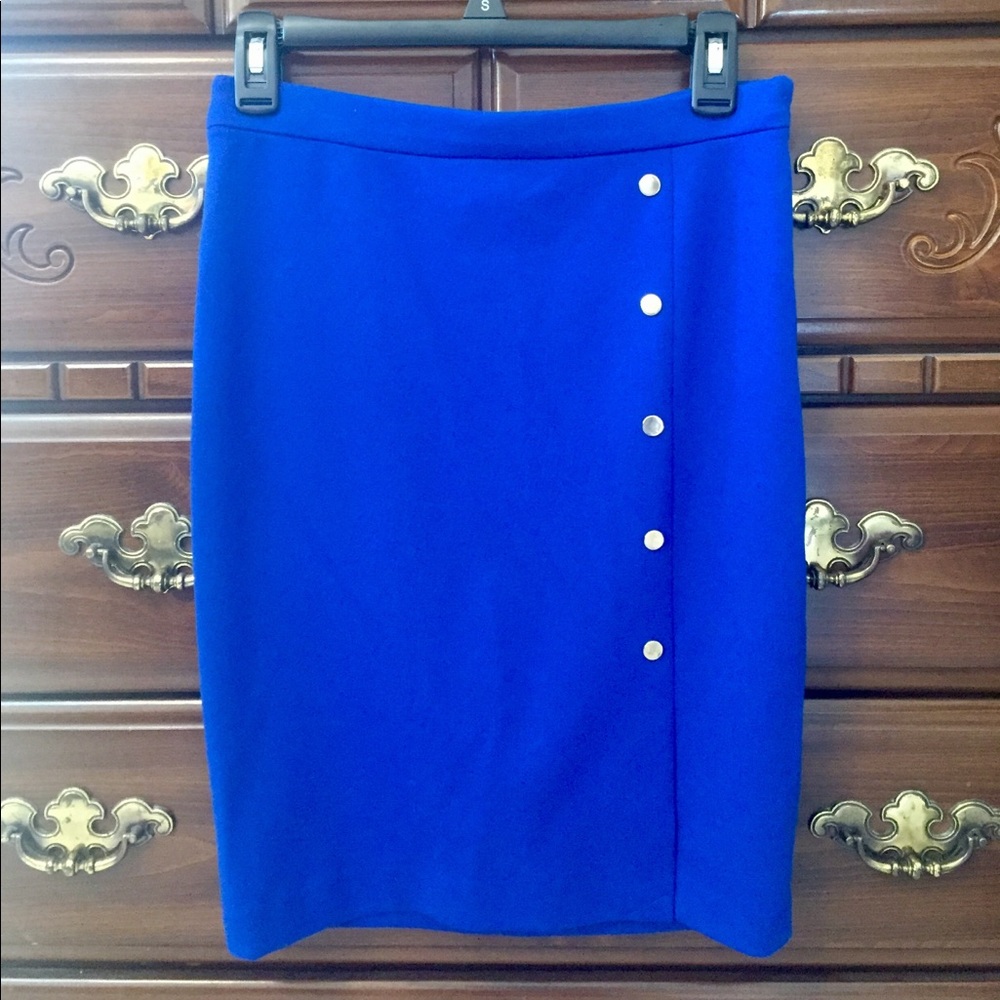 Royal Blue Pencil Skirt by The Limited